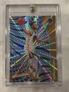STEPHEN CURRY #/75 2020-21 Panini Revolution Sunburst Parallel - Picture 1 of 4