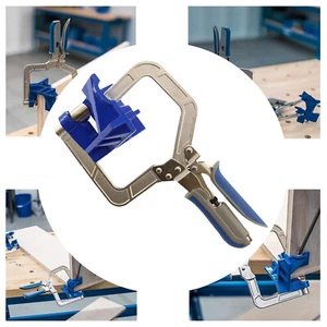 90° Corner Right Angle Clamp Carpenter Kreg Jig Clamps Pocket Hole ClampEI0rbksl - Picture 1 of 19