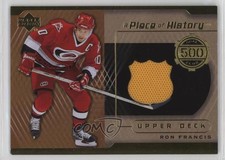 2003-04 Upper Deck A Piece of History 500 Goal Club Ron Francis #500-RF HOF