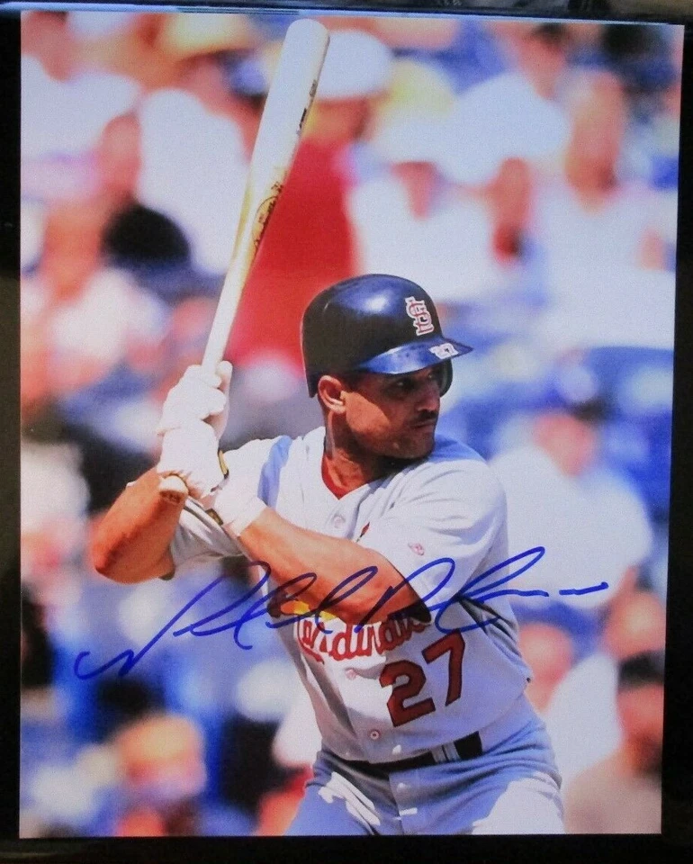 PLACIDO POLANCO SIGNED ST. LOUIS CARDINALS 8x10 PHOTO w/ COA - Image 1 of 1