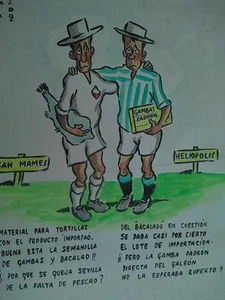 años 50 Domingo Wasaldua Villalba, Tropezones dice A. Bilbao 5 Sevilla 2 Betis 0 - Bild 1 von 2