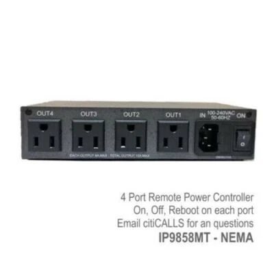 Aviosys IP9858MT PRO 9858 4 Port Web Power Switch w AutoPing IOS Android DLI- - Image 1 of 4