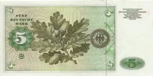 GERMANY 5 MARK 1980 P-30b UNC - Picture 1 of 2