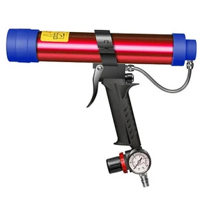 Adjustable Pneumatic Seam Sealer Glue Gun Air Rubber Tool 310ml Hard Sealack - Picture 1 of 15