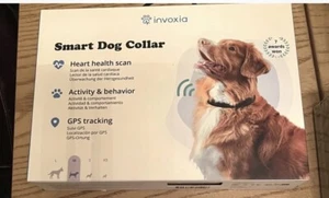 Invoxia Smart Dog Collar Heart Health Scan And Gps Black Color NEW - Picture 1 of 1
