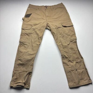 Wrangler Herren 36x30 Cargo Hose Khaki Braun Arbeitskleidung Robust Bau Job - Bild 1 von 8