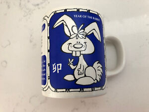 Vintage Retro Mug Birthday Chinese Zodiac Year Of The Rabbit Bunny 35 50