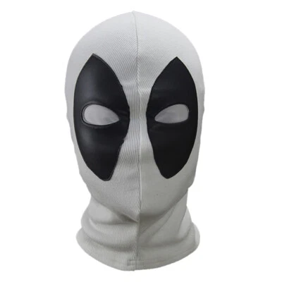 Deadpool Zenpool X-force White Mask Hood Balaclava Face Halloween Prop Cosplay - Image 1 of 4