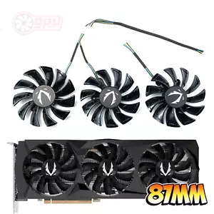 ZOTAC RTX 2080 2080Ti AMP Edition Graphics Card Cooling Fan Full Set - GA92S2U - Picture 1 of 5