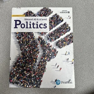 Edexcel AS & A Level Politics exam Book Pearson Very Good Condition - Picture 1 of 2