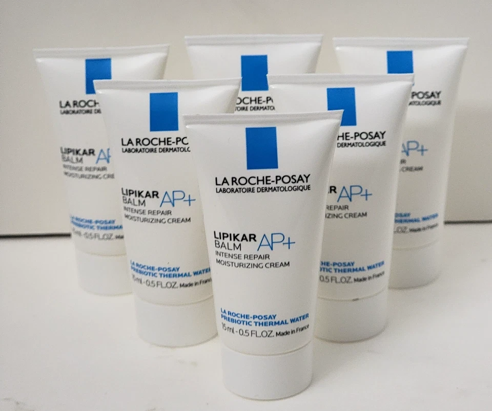 6 pk LA ROCHE-POSAY LIPIKAR BALM AP+ Intense Repair Moisturizing Cream 0.5 oz - Image 1 of 2