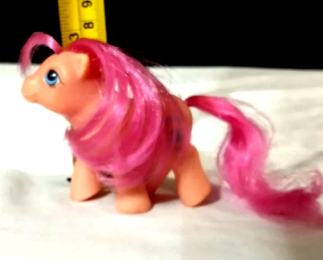 My little pony Baby Sweet Stuff pelo rosa/rosa primer diente cabeza mueve ojos azules Foto 1 de 4