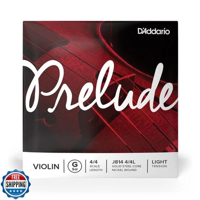 D'Addario Prelude Violin Single D String, 3/4 Scale, Medium Tension - Image 1 of 4