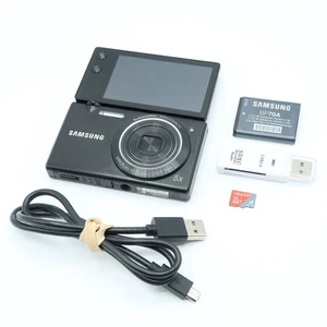 Samsung MV800 16.1MP Digital Camera Touch Flip Screen Selfie Tested Full Kit - Picture 1 of 19