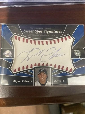 Upper Deck Sweet Spot 2004 - Signatures Miguel Cabrera #SS-MC (AU) Foto 1 de 3