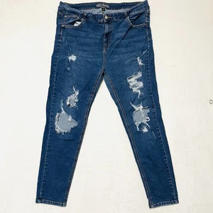 Wild Fable Damen Jeans Gr. 18 W36 L28 Blau Denim 98% Baumwolle - Bild 1 von 10