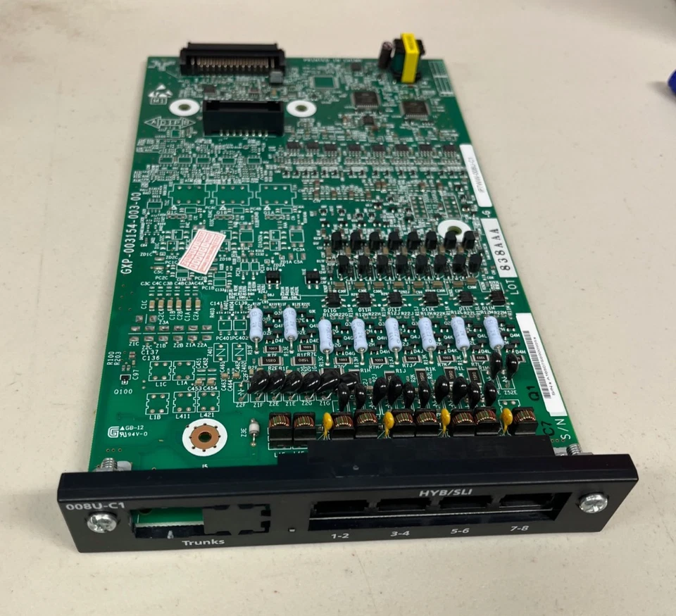 NEC SL2100 008U-C1 HYB/SLI 8 Hybrid/Analog Extension Card IP7WW-008U-C1 BE116507 - Image 1 of 1