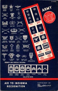 Armee Hilfe zur Abzeichen Anerkennung Fred Harvey 1946 Postkarte A123 - Bild 1 von 2