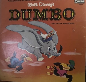 Walt Disney's Dumbo Story & Songs: Vinyl LP w/storybook VG/VG 3904/1965 - Picture 1 of 9