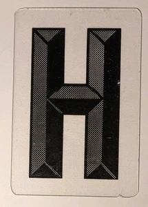 Plastic Plexiglass 10" Tall Marquee Sign Replacement Letter H - Picture 1 of 3