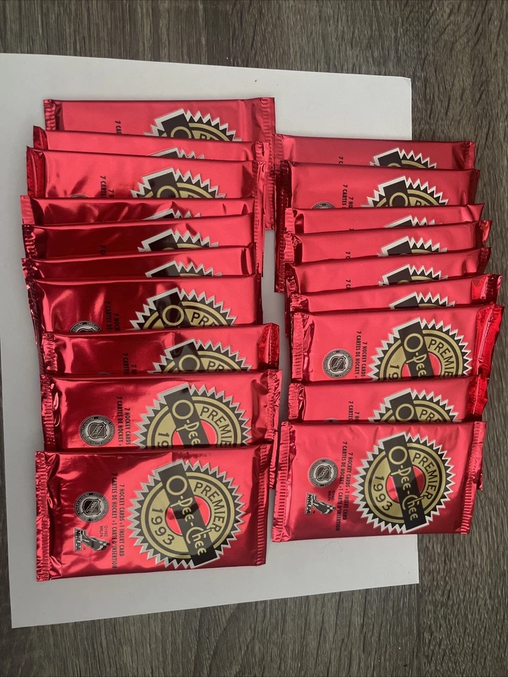 1993 O Pee Chee Premier 2 Pack, 14 Cards Hockey 🏒 NHL OPC Gretzky? Lemieux? - Image 1 of 1