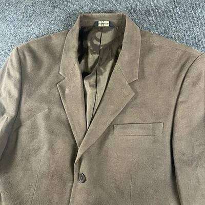 Structure Brown 3 Button Sport Coat 44S Cotton Blazer Vintage Classic Jacket - Image 1 of 4