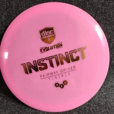 DISC GOLF DISCMANIA NEO PLASTIC INSTINCT OVERSTABLE FAIRWAY DRIVER 174g Pink - Image 1 of 4