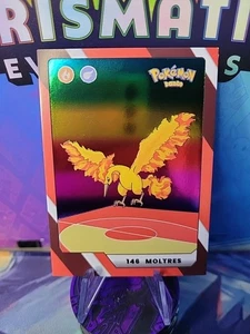 2025 Pokémon Kanto Full House, MOLTRES RAINBOW HOLO #144 - Picture 1 of 2