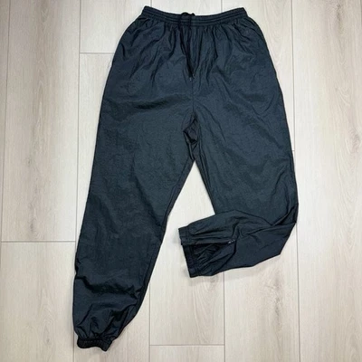 Pantalones deportivos de nailon negros olímpicos de colección de Estados Unidos para hombre L Hong Kong tobillo elástico años 90 Foto 1 de 4