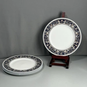 4er Set Wedgwood dunkel/marineblau Florentiner 10-3/4" Essteller - Bild 1 von 22