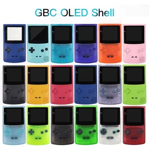 Custodia a colori GBC Game Boy adatta per schermo OLED GBC AMOLD cover anteriore e posteriore - Foto 1 di 30