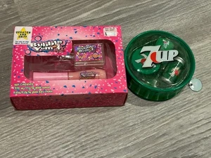 Bubble Yum And 7up Lip Gloss Box Lot Bag Sofa Vintage Y2K New Keychain - Picture 1 of 1