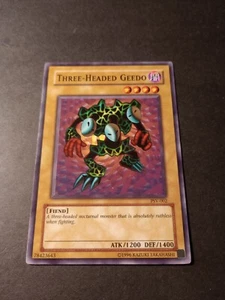 Yu-Gi-Oh! Three-Headed Geedo Common Card PSV-002 LP - Picture 1 of 1