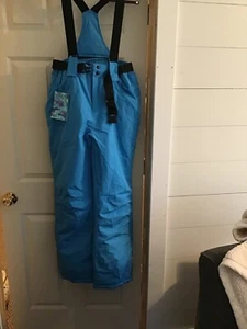 Riviyele Bib blaugrünblau, abnehmbare Lätzchen, als Hose tragen. - Bild 1 von 5
