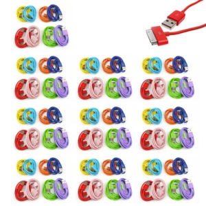 10X 8-COLOR 3FT USB 30PIN CABLES DATA SYNC CHARGER FOR GALAXY TAB 7 8.9 10.1 - Picture 1 of 1