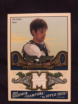 2011 UD Goodwin Champions  John Tavares JERSEY Islanders - Image 1 of 2