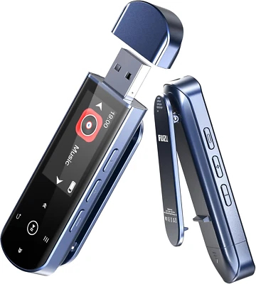 Reproductor MP3 USB de 64 GB con Bluetooth 5.3, reproductor de música portátil C - Imagen 1 de 4