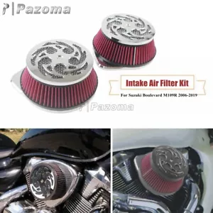 Filtro de admisión de filtro de aire doble Big Sucker para Suzuki Boulevard M109R VZR1800 - Imagen 1 de 8