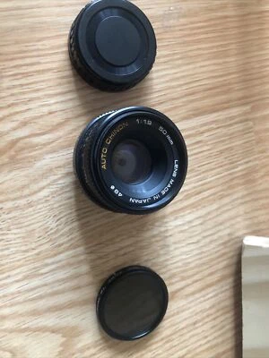 Kenko Auto Chinon 1:1.9 50mm Lense And Pl 49mm Circular Polarizer Digital Filter - Image 1 of 4