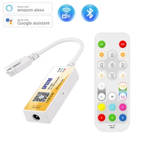 RGB WS2811 IoT LED Controller SP528E Alexa Google Home Remote Light Strip 5-24V - Picture 1 of 17