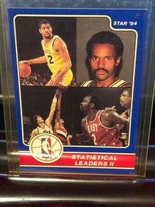 1984 Star Company Awards Banquet Stat Leaders NBA Card #11 Magic Johnson Lakers