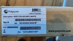 Polycom ASSY, CEILING, MIC3, WHITE 2215-26927-001 - Bild 1 von 1