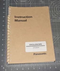 Panasonic VP-5020A Digital Oscilloscope Instruction Manual - Picture 1 of 8