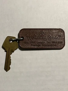 Portachiavi camera d'albergo Holiday Inn Motel con chiave Londra Ontario Canada #137 - Foto 1 di 2