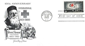 USA FDC - 1963 - 100th Anniv. Red Cross Scott #1239 Artmaster - Picture 1 of 1