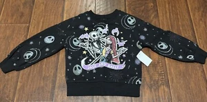 The Nightmare Before Christmas Girls Graphic Fleece Sweatshirt  XS - Picture 1 of 2