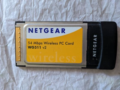 Netgear 54 Mbps Wireless PC Card WG511 v2 Not Tested (30) - Image 1 of 2