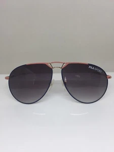 New Vintage Fila Sport Sunglasses Fila 8802 Sunglasses C. D Blue w/ Gold & Pink - Picture 1 of 12