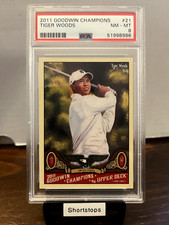 2011 Goodwin Champions Golf - Tiger Woods - #21 - PSA 8 NM/MT! HOF!