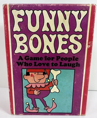Vintage 1968 Funny Bones Card Game Parker Brothers Fun & Laughs Game Is Complete - Image 1 of 4
